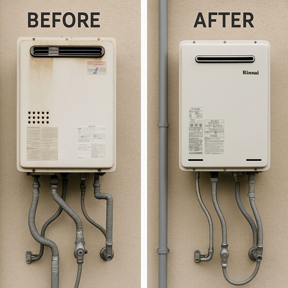 給湯器 Before／After