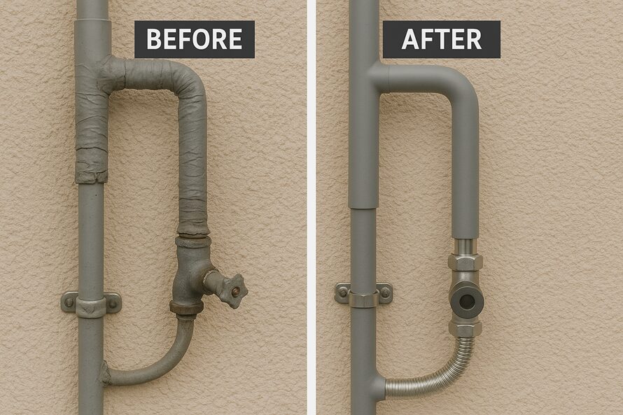 配管 Before／After